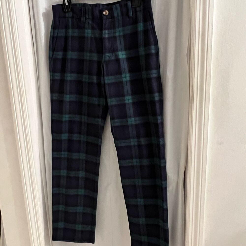 VINEYARD vines green plaid pants size 28 x 30